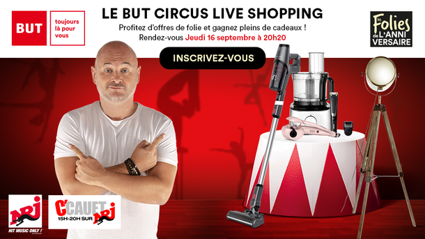 Le Live Shopping Anniversaire BUT avec Cauet !