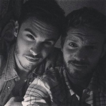 M.Pokora : French connection à NYC! J'ai retrouvé le p'tit frère @b-giabiconi !