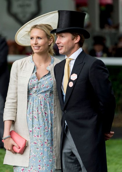 James Blunt et sa femme Alexandra Wellesley pour le  Royal Ascott