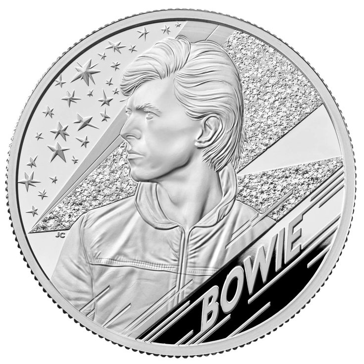 David Bowie, UK silver proof coin 202