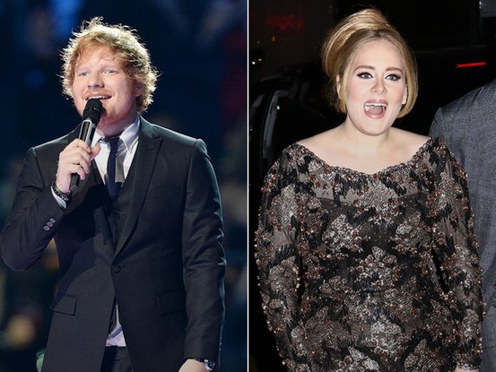 Ed Sheeran et Adele