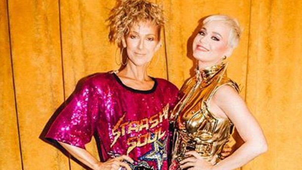 Katy Perry partage la vidéo de sa rencontre hilarante avec Céline Dion