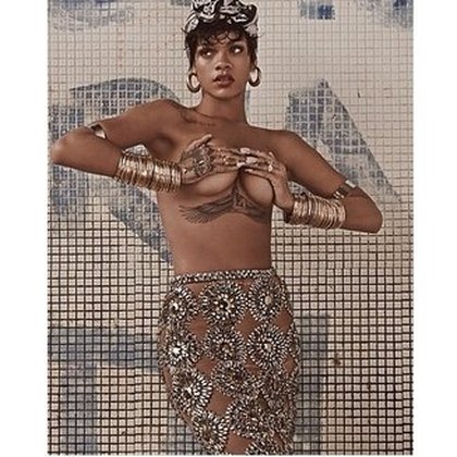 Behind The Scenes: Photos from RiRi's Vogue Brasil 
