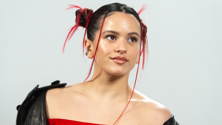 Rosalia pour la présentation de son album 'Motomami' à Madrid, le 17 mars 2022