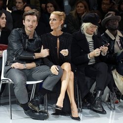 Céline Dion et Pepe Munoz au défilé Alexandre Vauthier lors de la Fashion Week parisienne