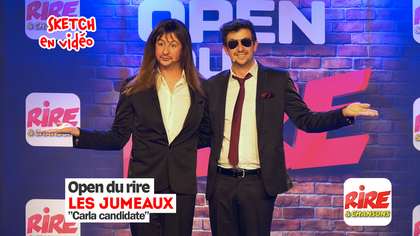 Les jumeaux - steeven et christopher - carla candidate - photo - Rire & chansons