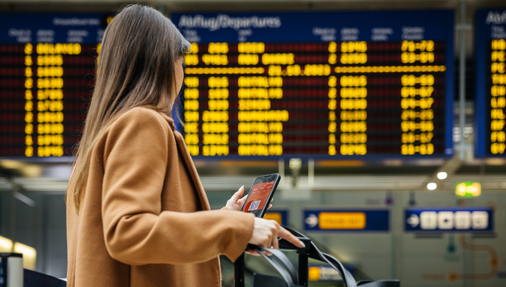 Aéroport départ - Illustration