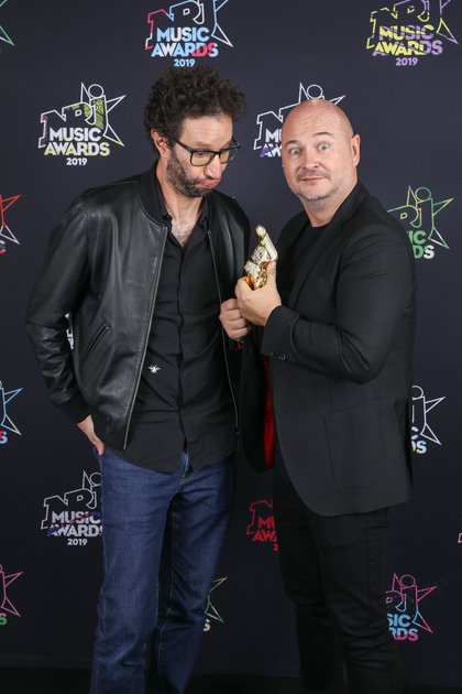 Manu et Cauet - Photocall - NRJ Music Awards 2019