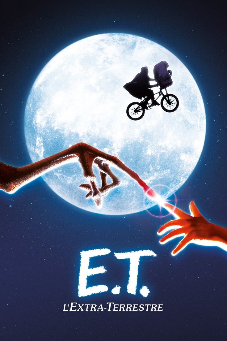 Affiche "E.T. L'extra-terrestre", film sorti en 1982