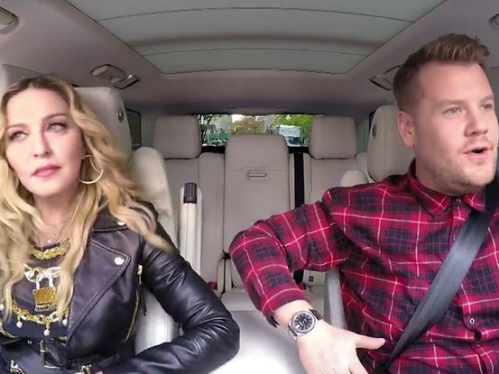 Madonna et James Corden