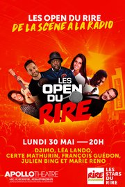 Open du rire du 30 mai 2022 - Avec  Léa Lando, Certe Mathurin, François Guedon,  Julien Bing,  Marie Reno - à l'Apollo Théâtre à Paris