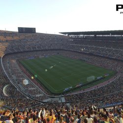 Le Camp Nou sur PES 2019.