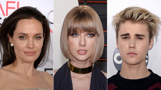 Angelina, Taylor Swift, Bieber :  2016 est fatale pour les couples de superstars