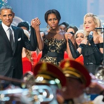 Rita Ora chante pour Barack Obama