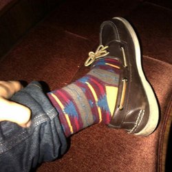 Chaussettes de Noel et oui je twitte au sujet de mes chaussettes, RockAndRoll !
