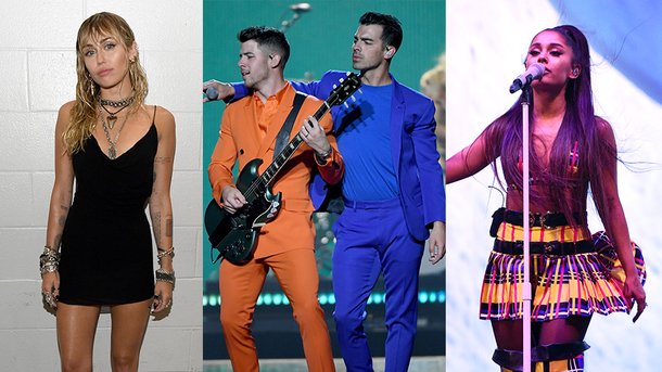 Miley Cyrus, les Jonas Brothers, Ariana Grande: les stars inspirent les fans pour Halloween