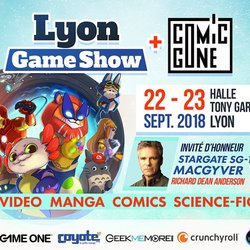 Affiche du Lyon Game Show 2018 + Comic Gone