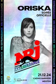 Soirée NRJ Extravadance avec Oriska