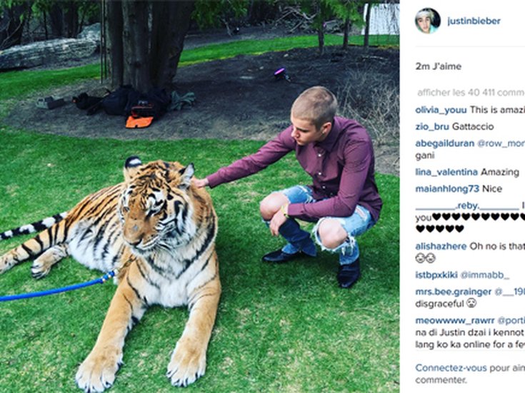 Justin Bieber lors des fiançailles de son père
