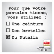 Une bonne idée pour tenir son pantalon