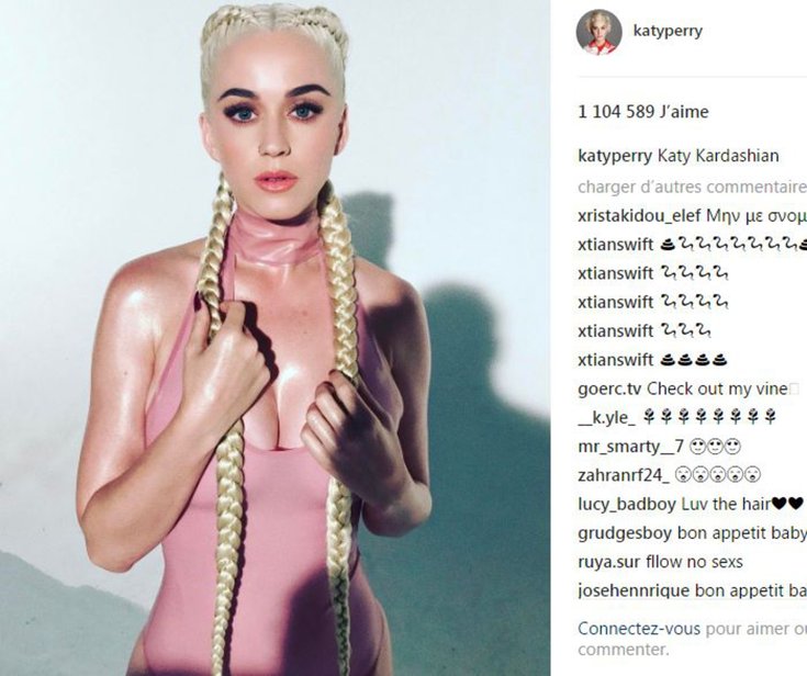 Katy Perry imite les Kardashian