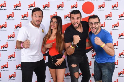 NRJ In The Park Trélazé 2018 - Sylvain, Sara, Aymeric et JM du Rico Show