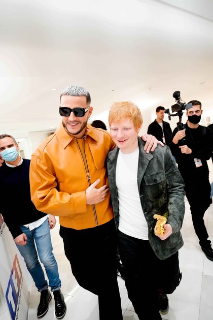 DJ Snake et Ed Sheeran - Backstage des NRJ Music Awards 2021