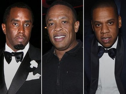 P.Diddy, Dr Dre et Kanye West