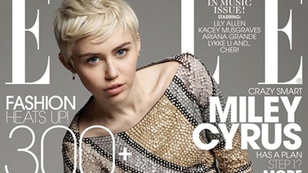 Miley Cyrus se dévoile dans Elle !