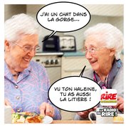 Conversation entre mamies... - Les images drôles de Rire & Chansons