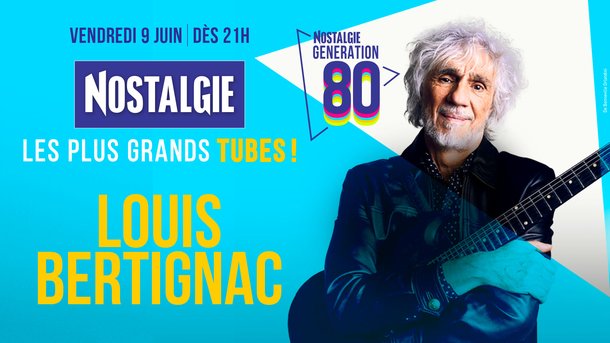 Louis Bertignac est l'invité de Nostalgie Génération 80