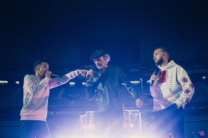 Bigflo & Oli en répétition au Stade de France (Finale TOP 14)