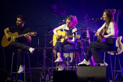 Les Frangines sur scène lors du Concert Super Privé Angers Trélazé