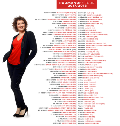 Anne Roumanoff - aimons nous les uns les autres - dates de la tournée avec Rire & Chansons