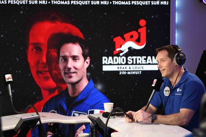Thomas Pesquet dans l'émission NRJ Radio Stream