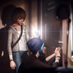 Max et son amie Chloé dans The Life is Strange