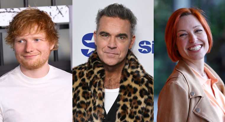 Ed Sheeran, Robbie Williams et Natasha St-Pier