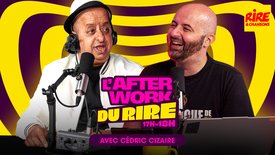 Booder invité de Cédric Cizaire dans l'Afterwork du Rire - Emission du lundi 19 octobre 2026