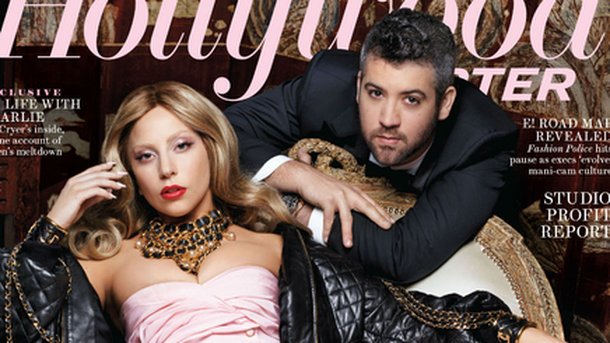 Lady Gaga : glamour en une de The Hollywood Reporter!