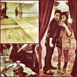 Shy'm: J'ai dansé, mangé et suis allée au théâtre avec lui aujourd'hui...@zackbenitez