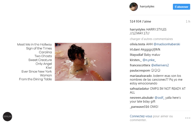 Instagram Harry Styles 
