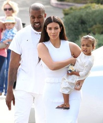 Kanye West, Kim Kardashian et North West