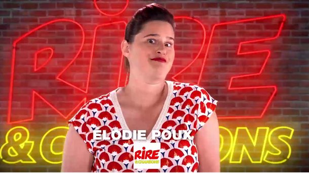 Venez rire avec Elodie Poux sur Rire & Chansons