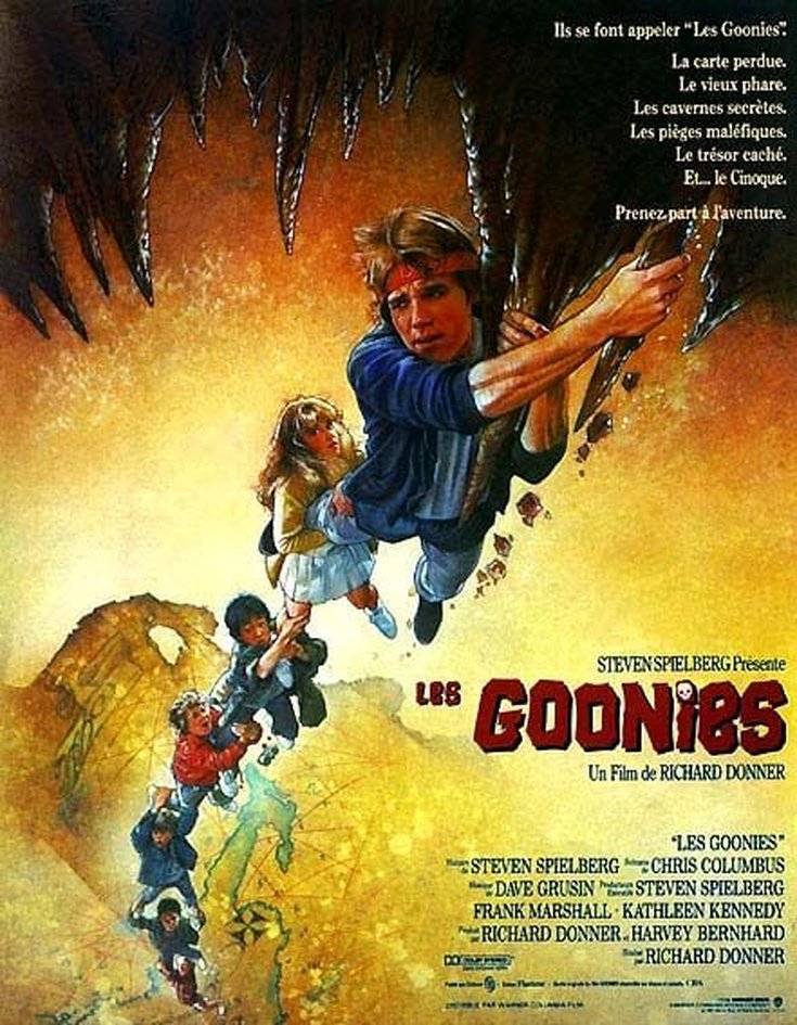 Affiche "Les Goonies", film sorti en 1985