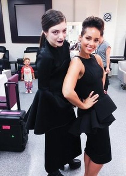 Alicia Keys avec la chanteuse Lorde