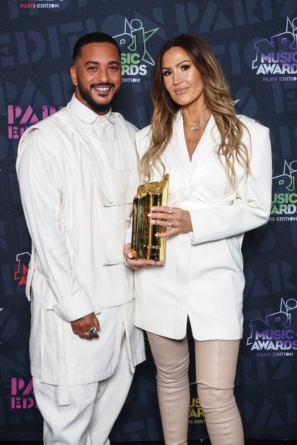 Vitaa & Slimane - Photocall NRJ Music Awards Paris Edition