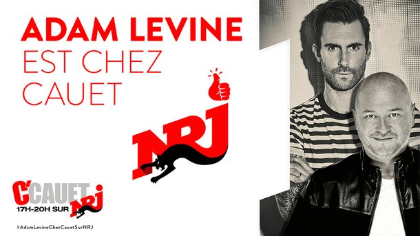 Adam Levine sera l'invité de Cauet mercredi 12 juin
