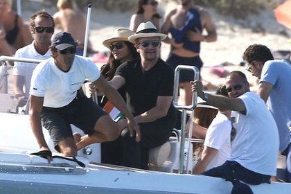 Bono en vacances à Saint Tropez!