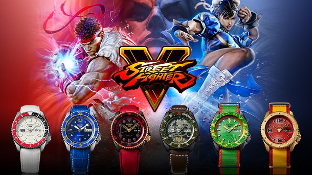 Seiko : des montres à l'effigie de Street Fighter V