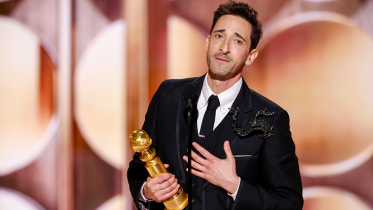 Adrien Brody à la 82e édition des Golden Globe Awards de Los Angeles